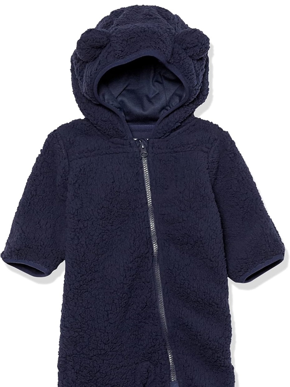 Amazon Essentials Unisex Babies' Hooded Sherpa Fleece Bunting Suit